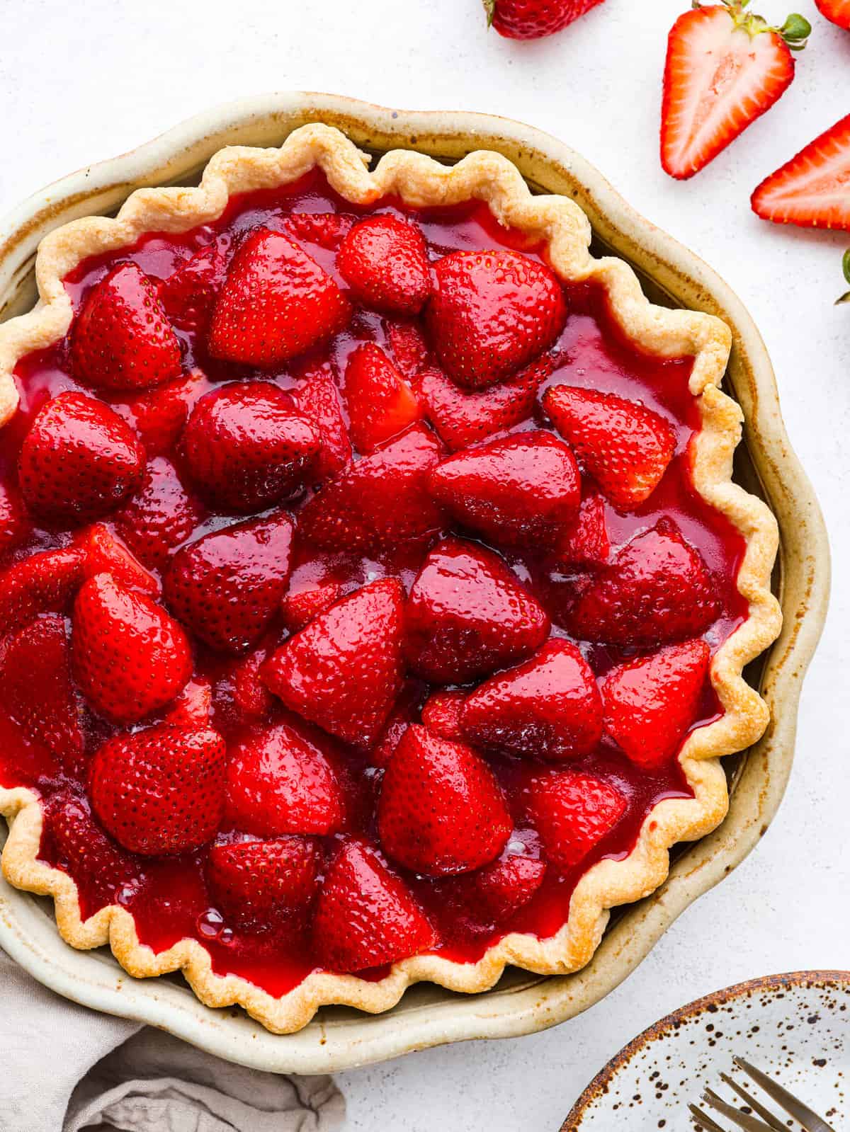 Easy Fresh Strawberry Pie Recipe: Simple Jell-O Dessert